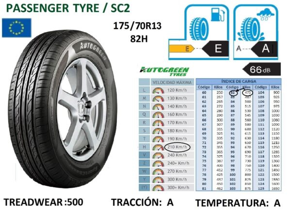 175/70R13 82H