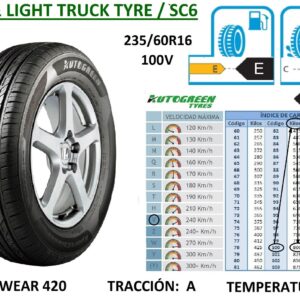 235/60R16 100V